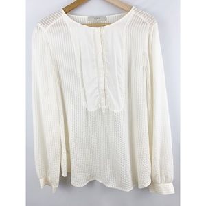 Ann Taylor Loft flowy long sleeved top